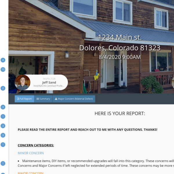Home Inspection Sample Reports Straight Edge Home Inspections LLC