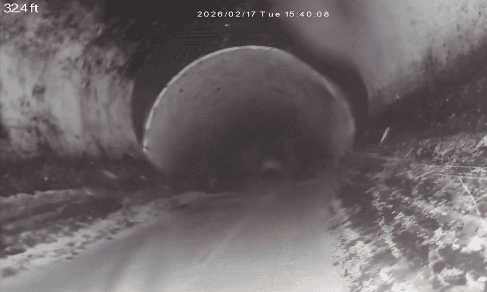 Home inspector Cortez CO sewer scope.