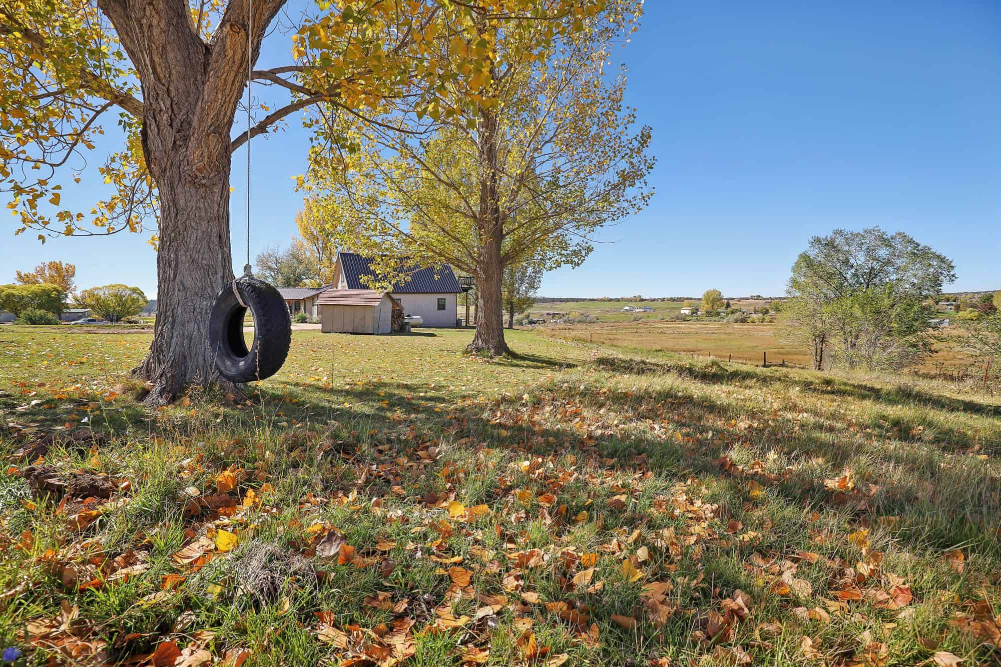 Rural ranch property in the Pine River valley near Ignacio, Colorado